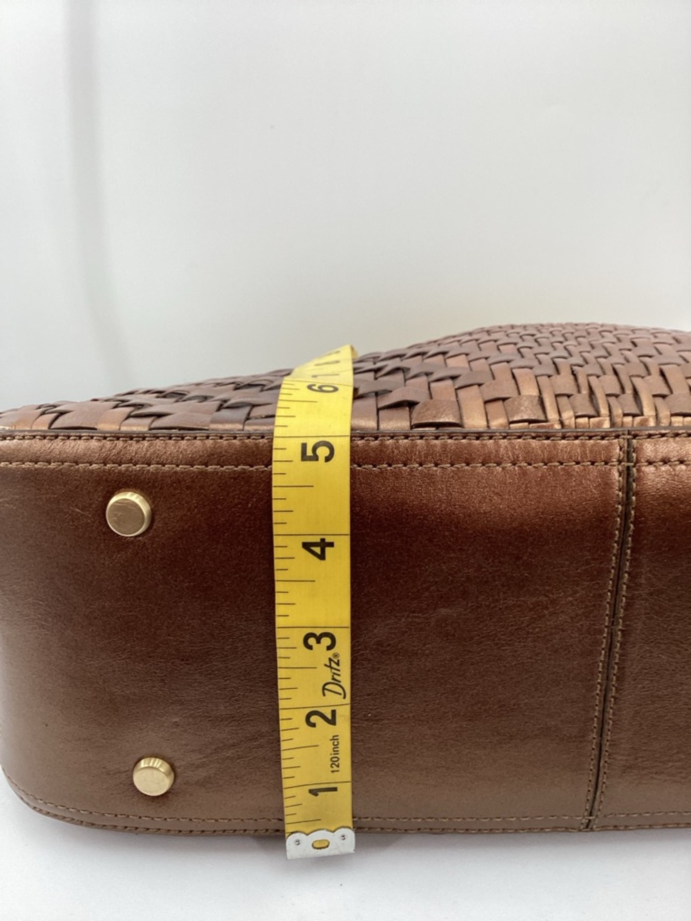 Cole Haan Genevieve Weave Leather Shoulder Bag - Picture 10 of 10